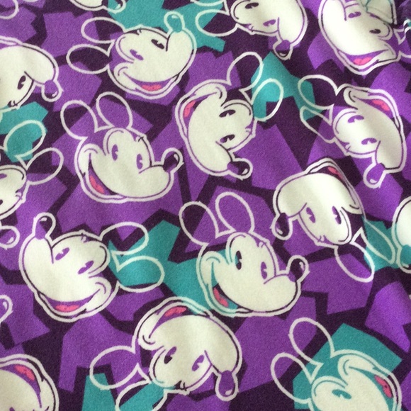 LuLaRoe Mickey Mouse leggings. women’s size M - Picture 2 of 7